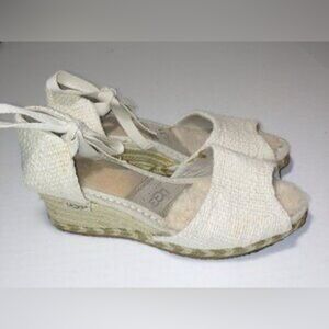UGG DELMAR SANDAL IVORY COLOR SIZE 13